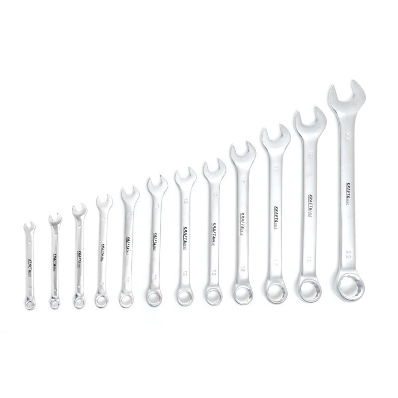 Set chei fixe, Kraft&Dele, KD10931, 12 buc, otel Cr-V — imaginea 2