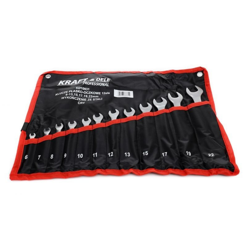 Set chei fixe, Kraft&Dele, KD10931, 12 buc, otel Cr-V — imaginea 5