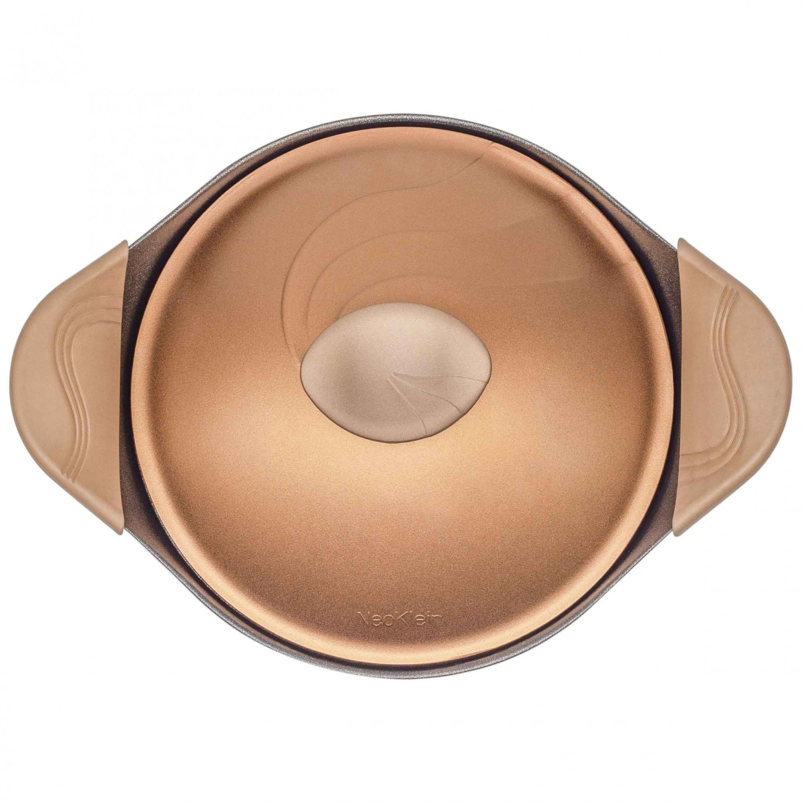 Oala NeoKlein CS30-Gold, 6.8 l, 30 cm, 18 cm, suprafata antiaderenta, inalta, gaz, scurt, rotund, Auriu — imaginea 5