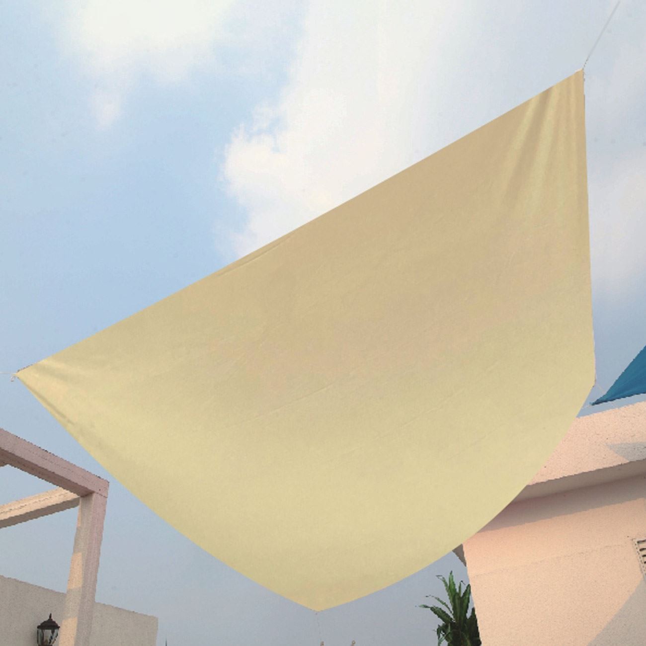Pânză de Umbră Pătrată Bej 3x3m — imaginea 2