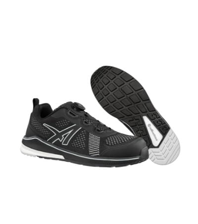 Pantofi pentru barbati, VOLTAGE BLACK QL LOW S33, Malfini — imaginea 3
