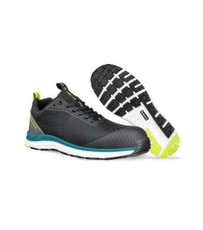 Pantofi unisex, AER55 IMPULSE BLACK BLUE LOW S24, Malfini — imaginea 3