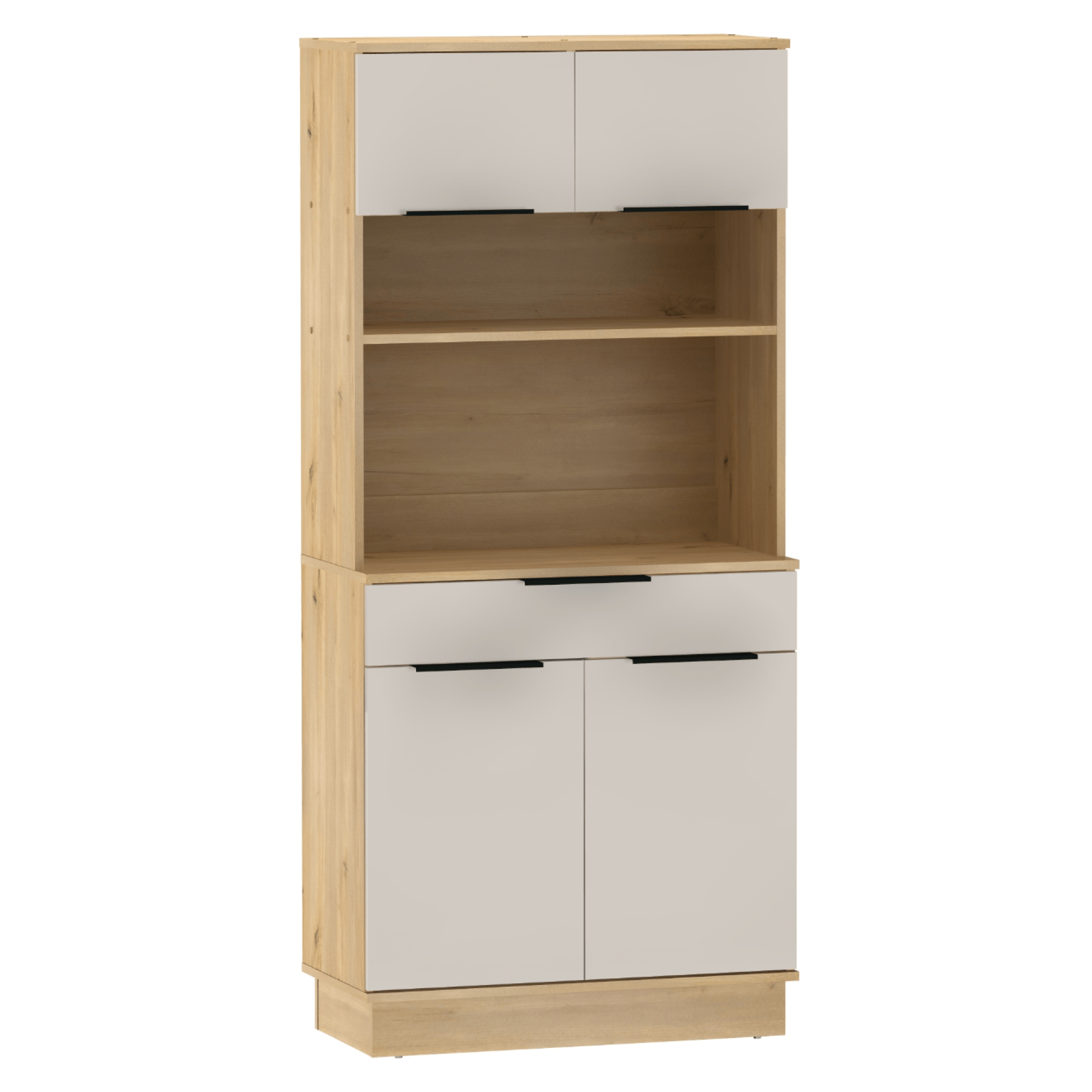 Bufet cu paru usi, stejar artisan/casmir, LILIEN TYP 1