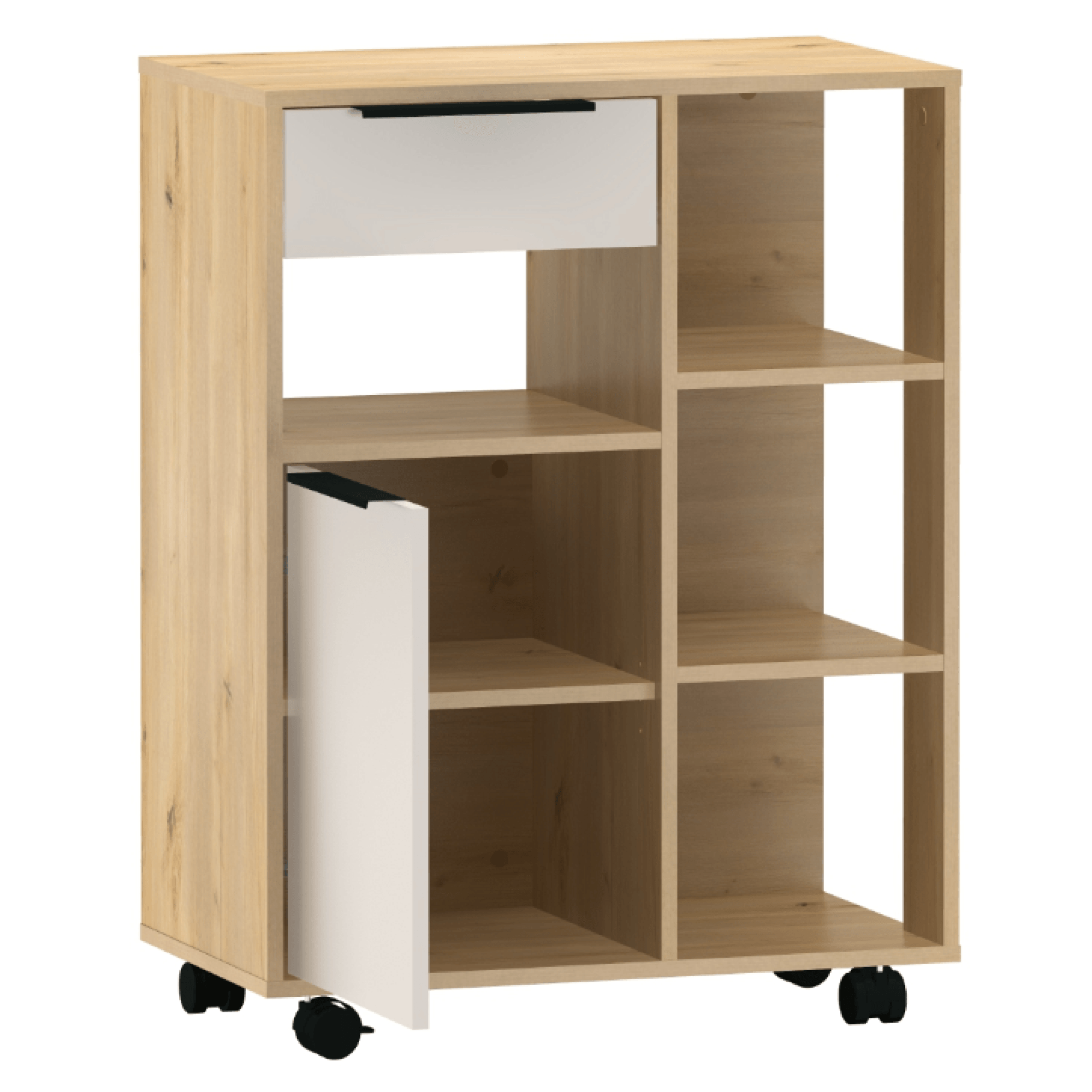 Bufet cu o usa, stejar artisan/casmir, LILIEN TYP 3 — imaginea 2