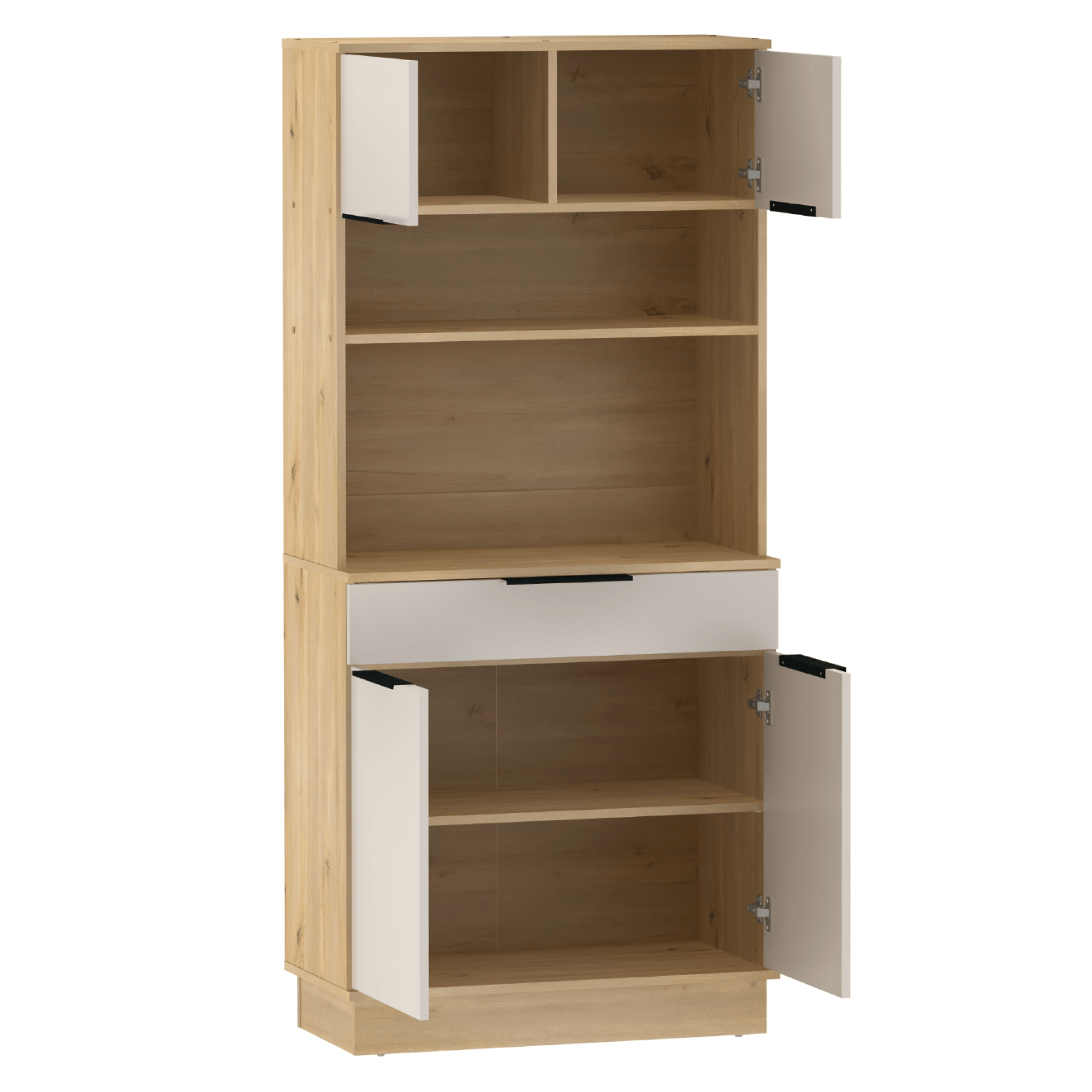 Bufet cu paru usi, stejar artisan/casmir, LILIEN TYP 1 — imaginea 2