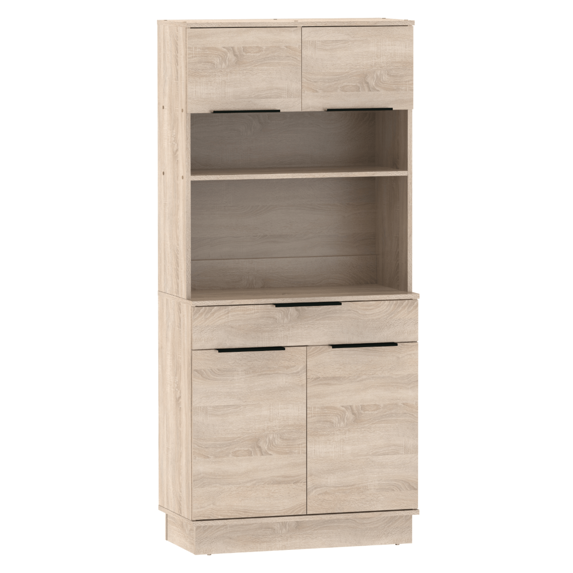 Bufet cu patru usi, stejar sonoma, LILIEN TYP 1