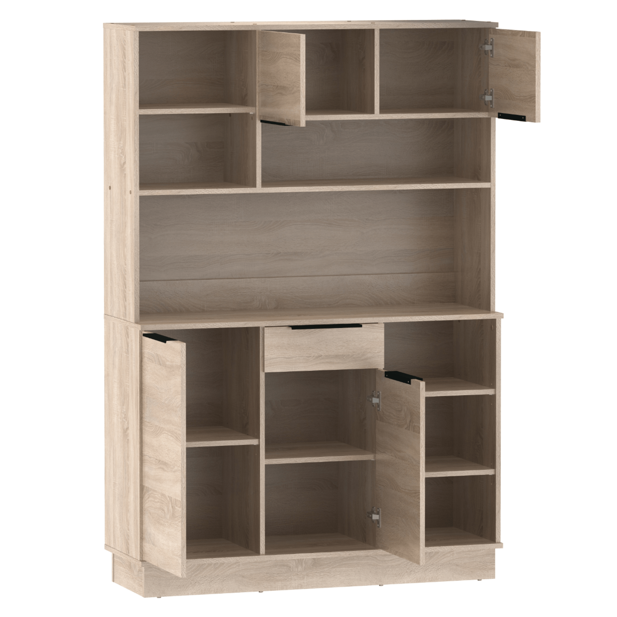 Bufet cu patru usi, stejar sonoma, LILIEN TYP 2 — imaginea 2