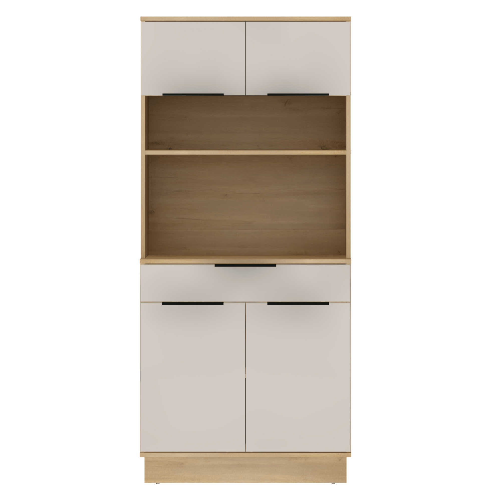 Bufet cu paru usi, stejar artisan/casmir, LILIEN TYP 1 — imaginea 4
