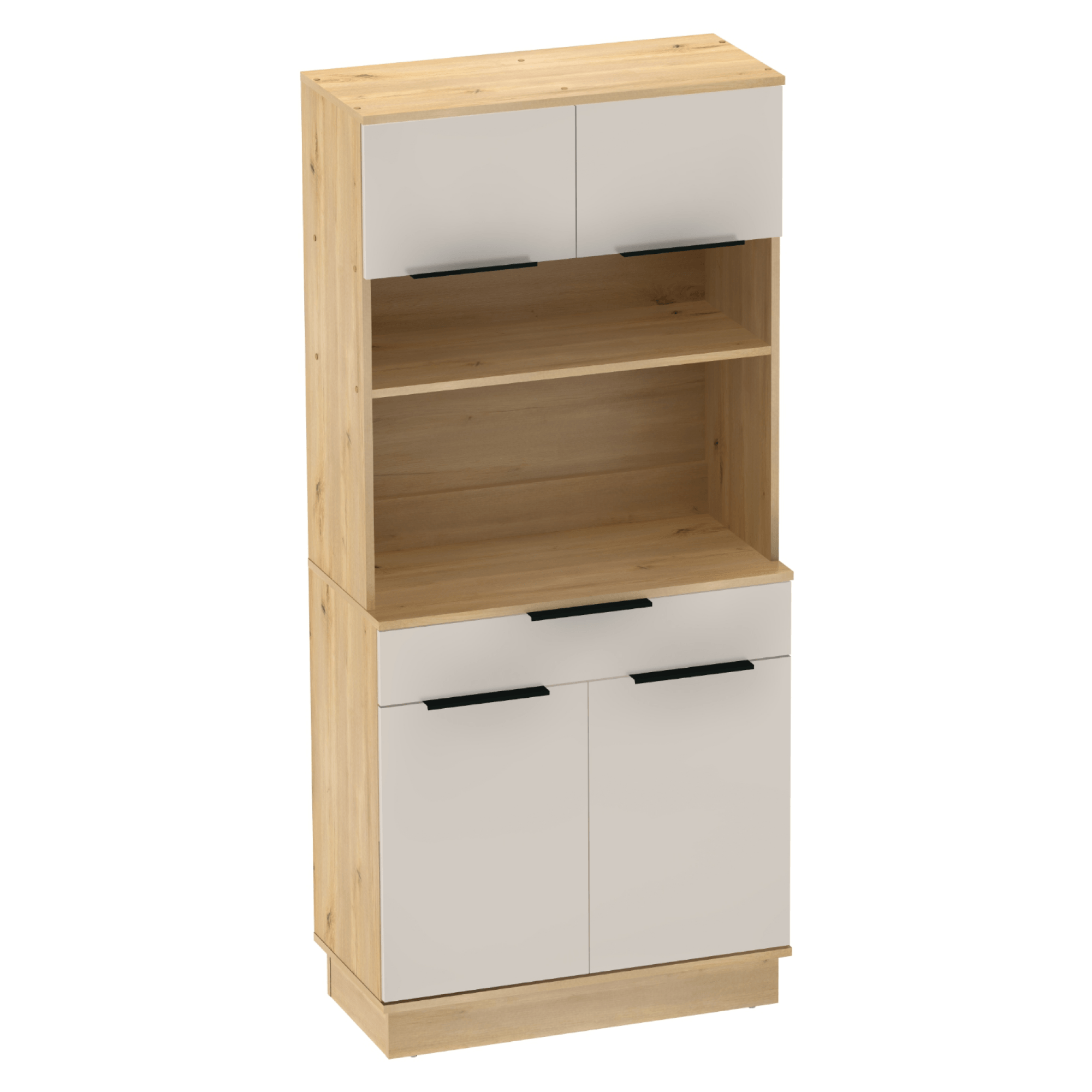 Bufet cu paru usi, stejar artisan/casmir, LILIEN TYP 1 — imaginea 7