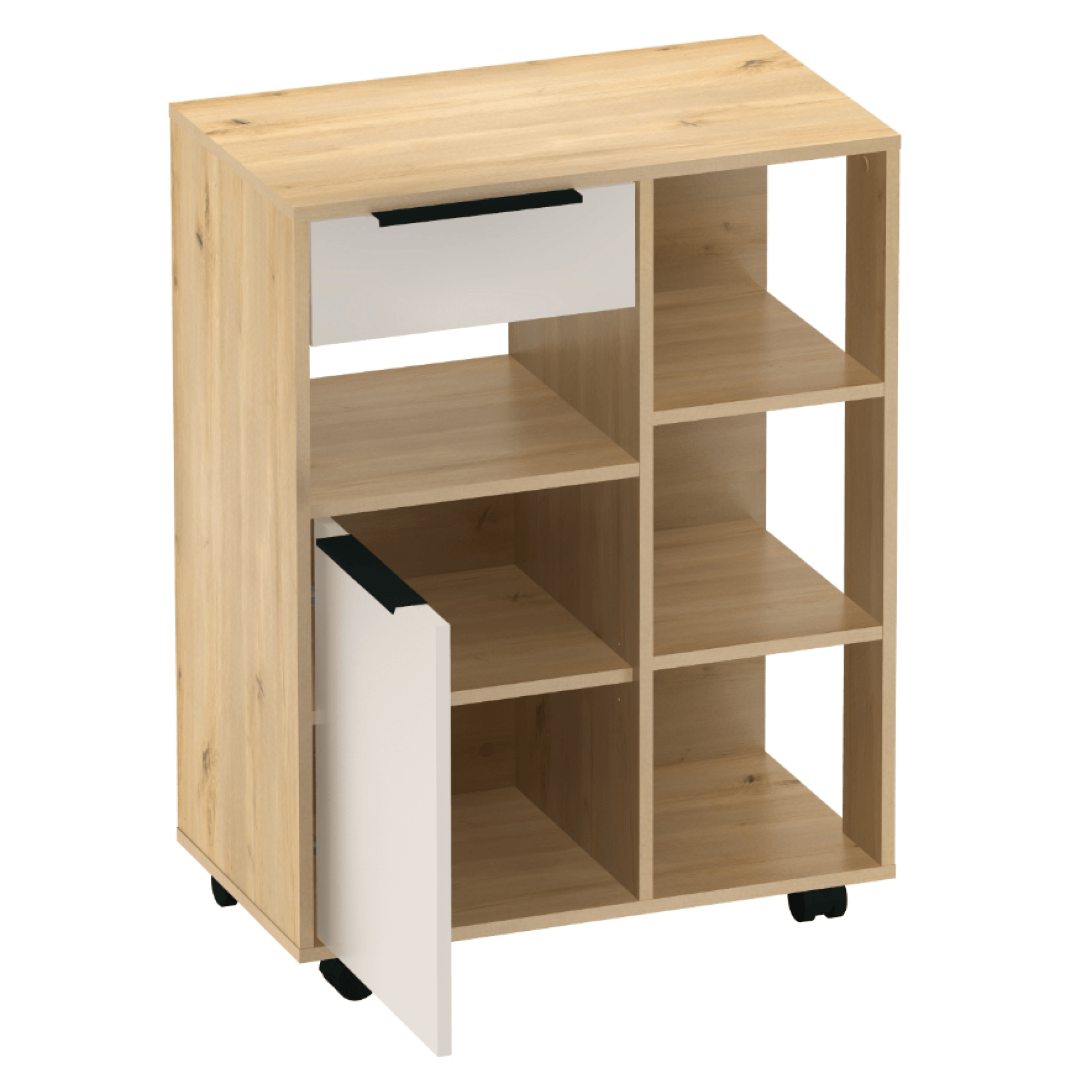 Bufet cu o usa, stejar artisan/casmir, LILIEN TYP 3 — imaginea 8