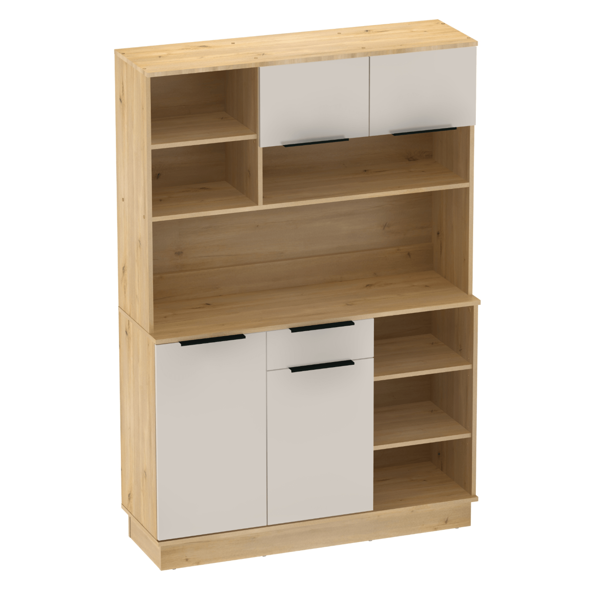 Bufet, stejar artisan/casmir, LILIEN TYP 2 — imaginea 7