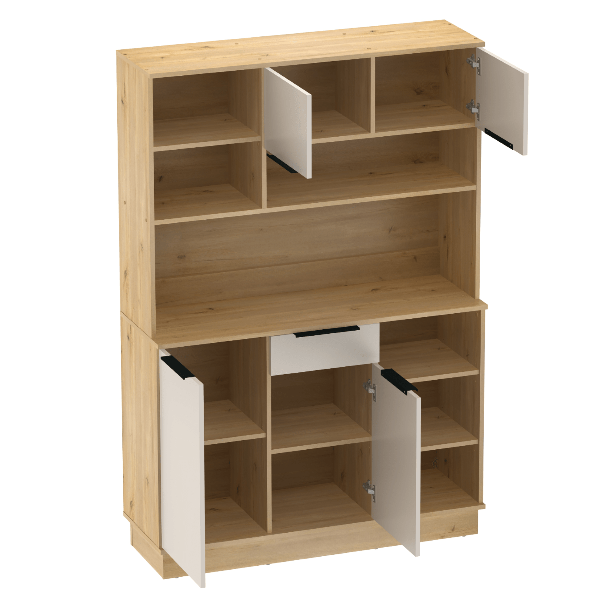 Bufet, stejar artisan/casmir, LILIEN TYP 2 — imaginea 8