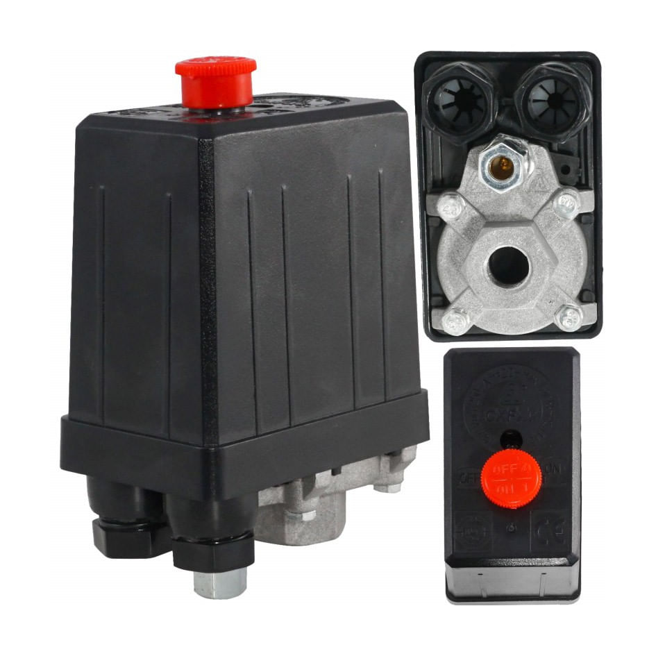 Presostat pentru compresor aer 20A 230V 3-10 bari VERKE V81200