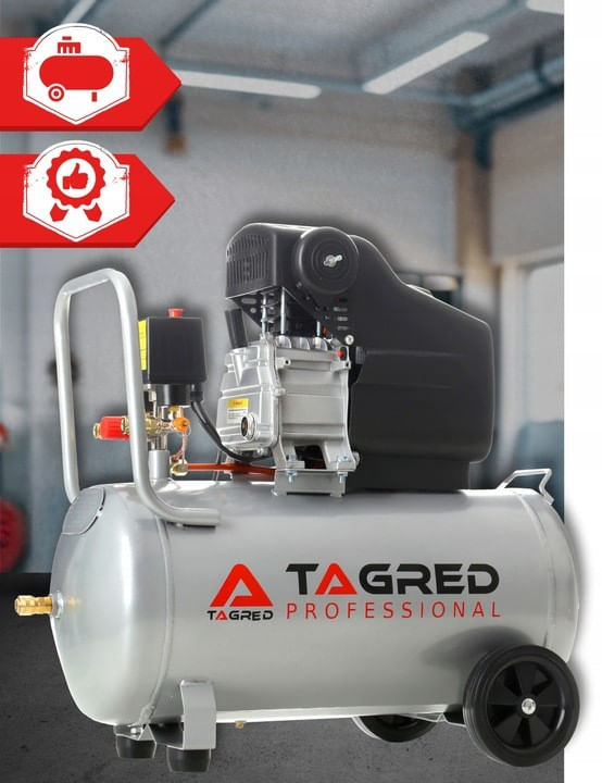 Compresor de aer cu ulei, Tagred TA301TA103, 50L, 9 bar, Set 18 in 1 — imaginea 4