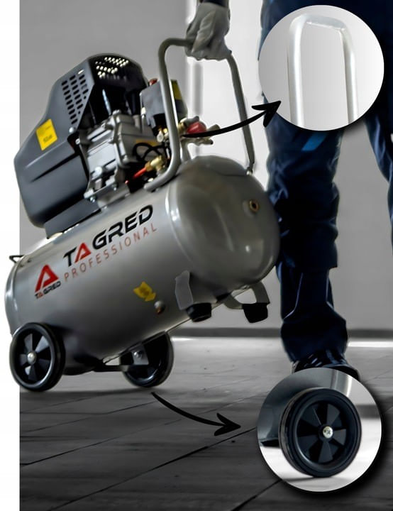 Compresor aer 50l, Tagred, 1.8 kW, 300L/min, 8 bar, TA301N — imaginea 15