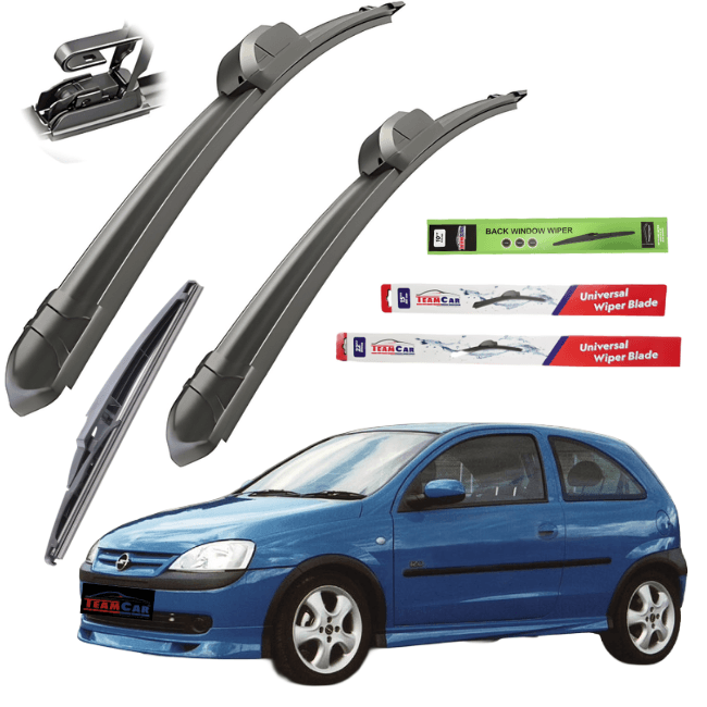 Stergatoare TeamCar® Opel Corsa C (2000–2006) – Set Complet