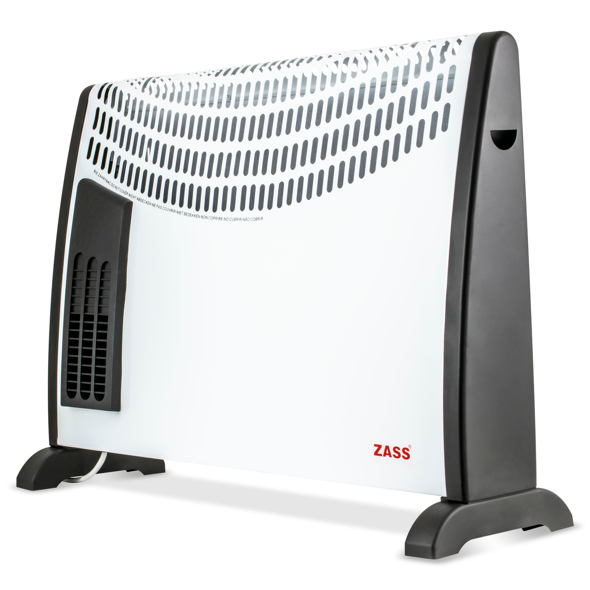 Convector Turbo electric Zass ZKH 02 T, alb