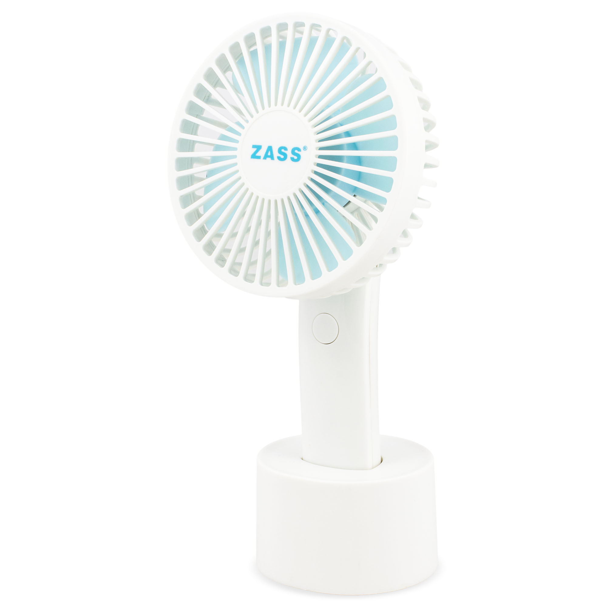 Mini ventilator portabil (de mana) Zass ZPF 01, alb