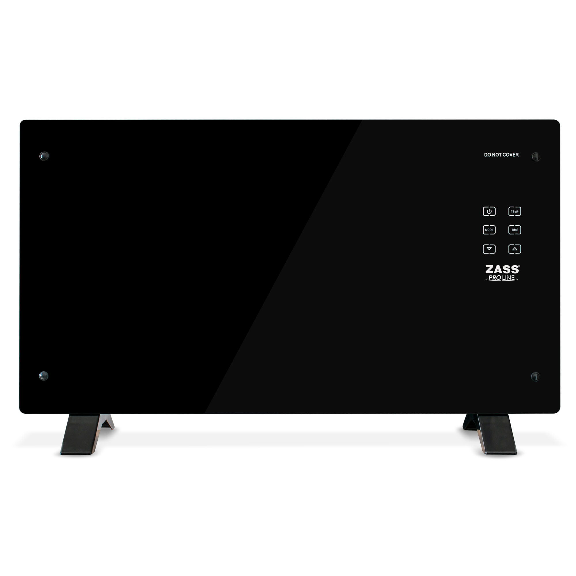 Convector sticla Electric Zass ZKG 02 BR, negru