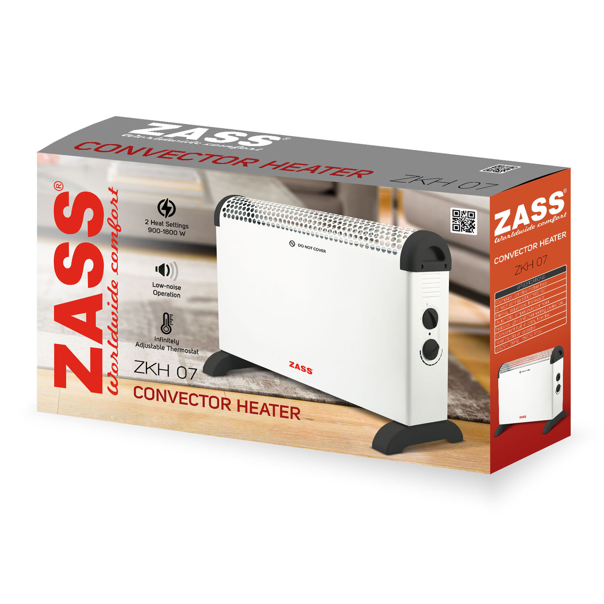 Convector Zass ZKH 07, alb - 4 | YEO