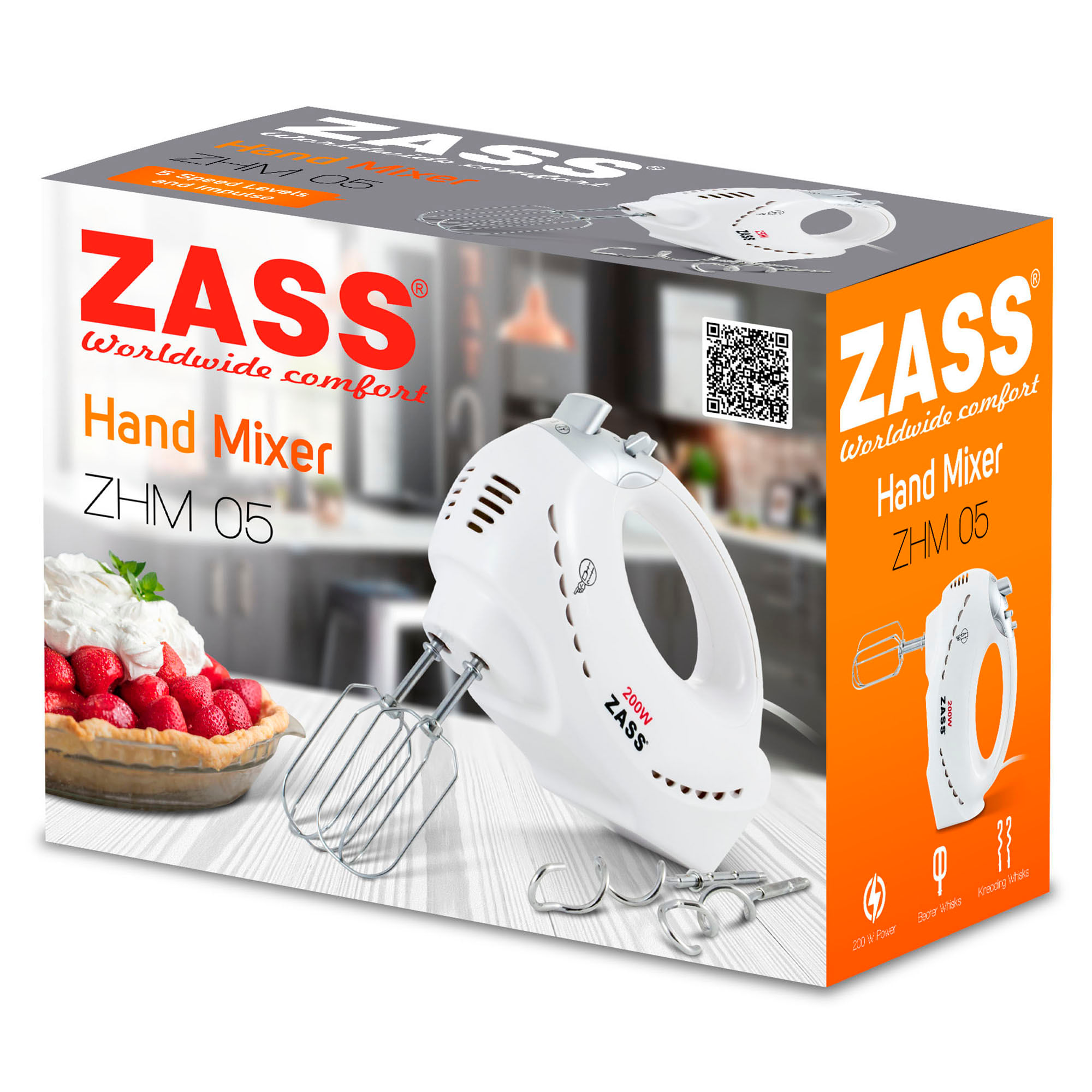 Mixer de mana Zass ZHM 05, alb - 4 | YEO