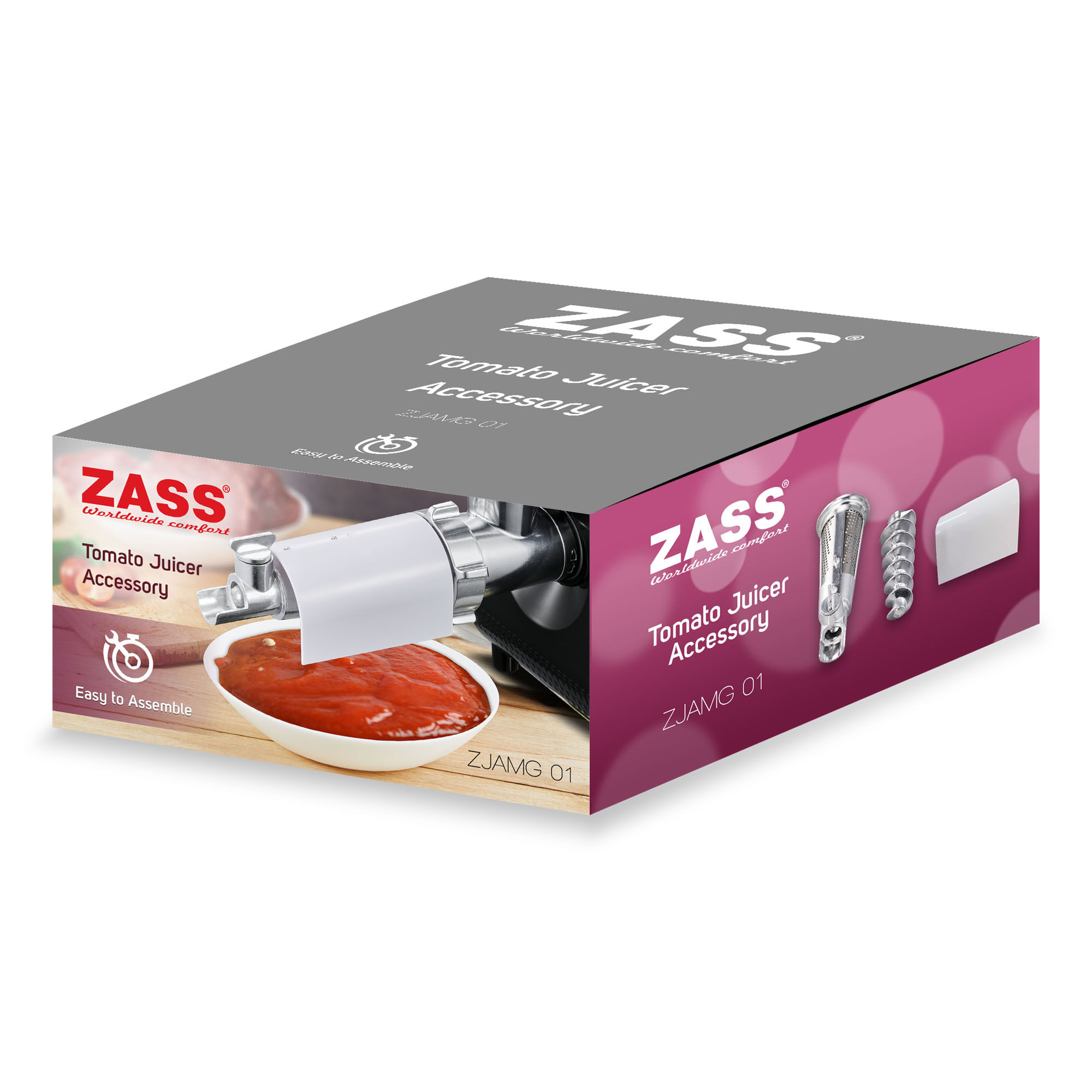 Accesoriu rosii Zass ZJAMG 01, alb - 4 | YEO