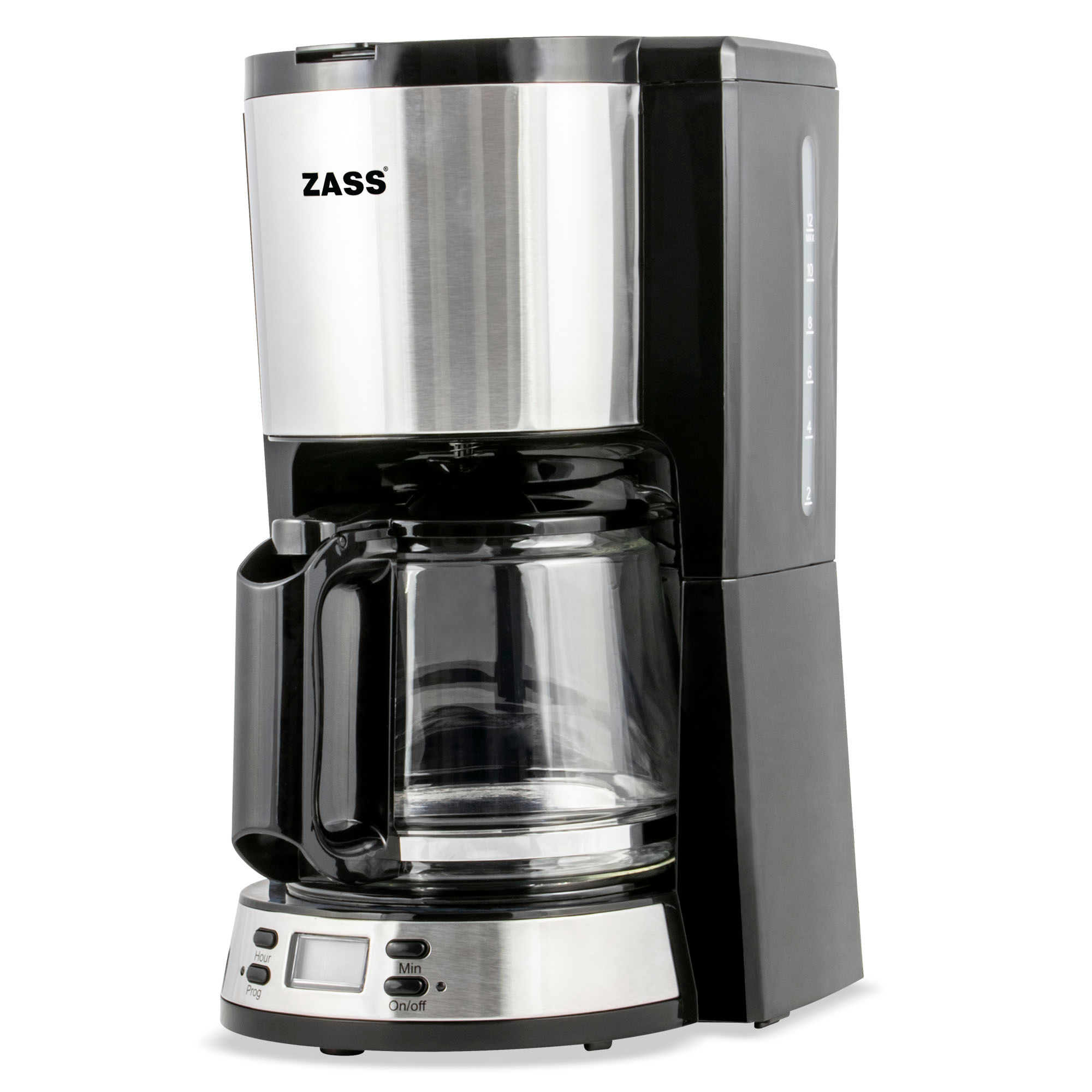 Cafetiera cu programator Zass ZCM 04 T, negru - 1 | YEO