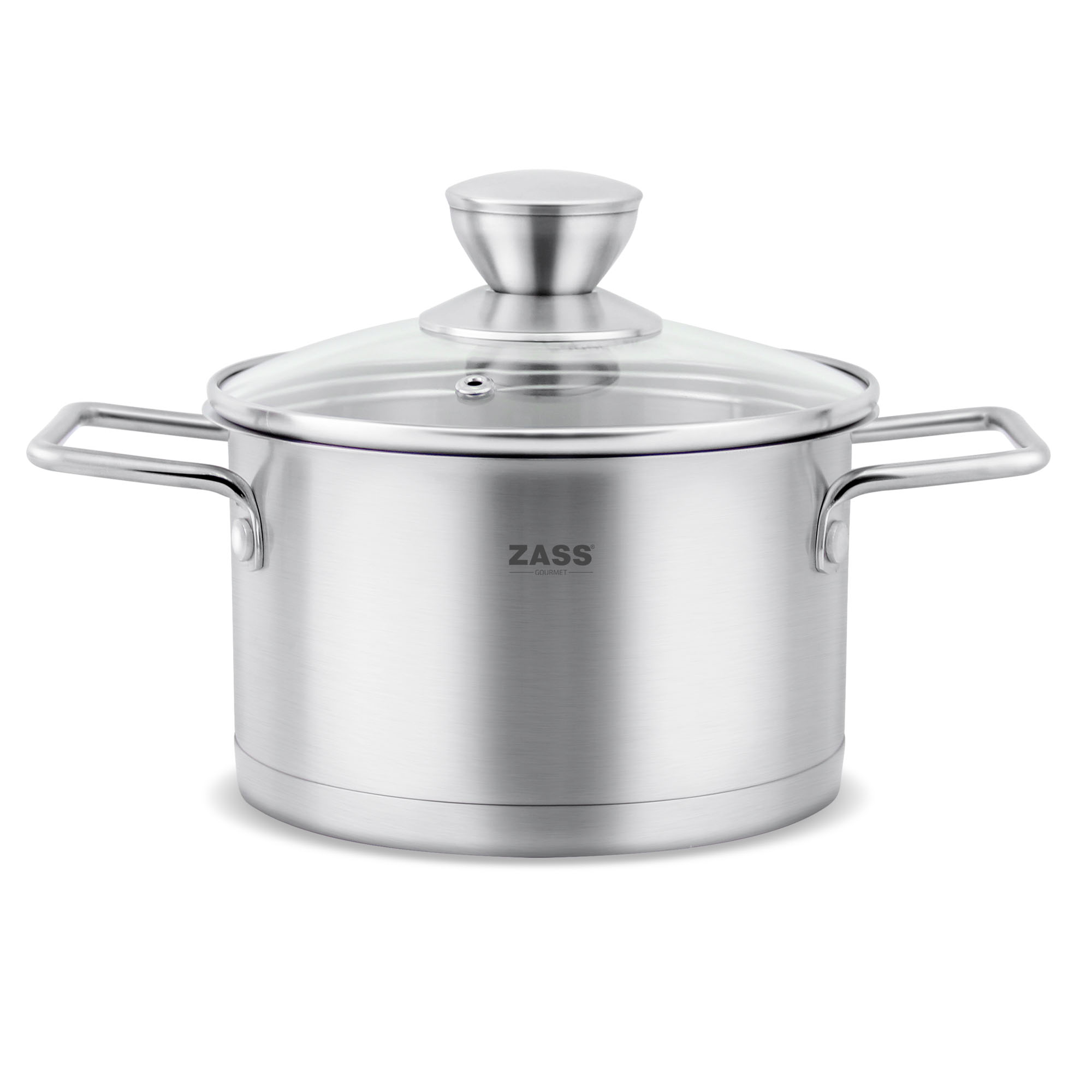 Set oale Inox cu capac Zass Gourmet ZG-SCS 03, inox - 1 | YEO