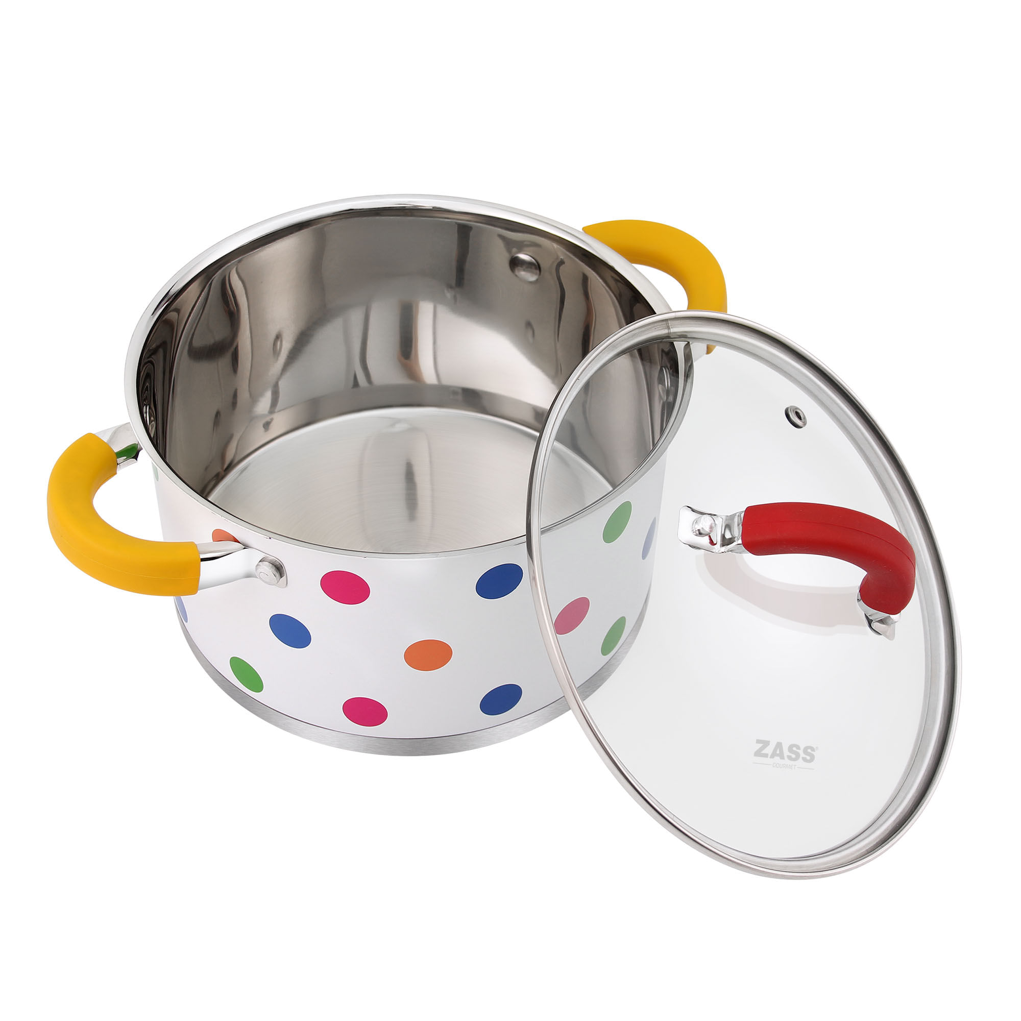 Set oale Inox cu capac Zass Gourmet ZG-SCS 02, multicolor - 3 | YEO