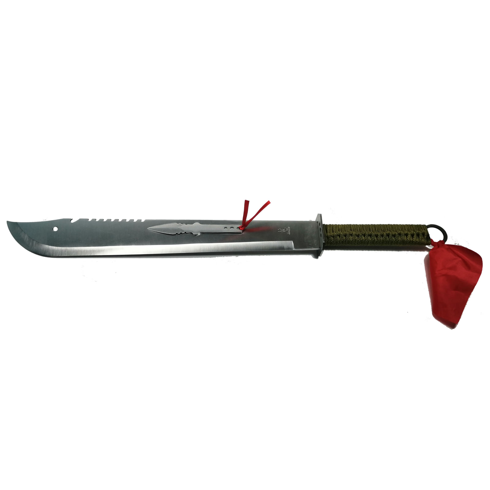 Sabie de vanatoare, Samurai Blade, maner textil, 67 cm, cutit de aruncat inclus - 1 | YEO