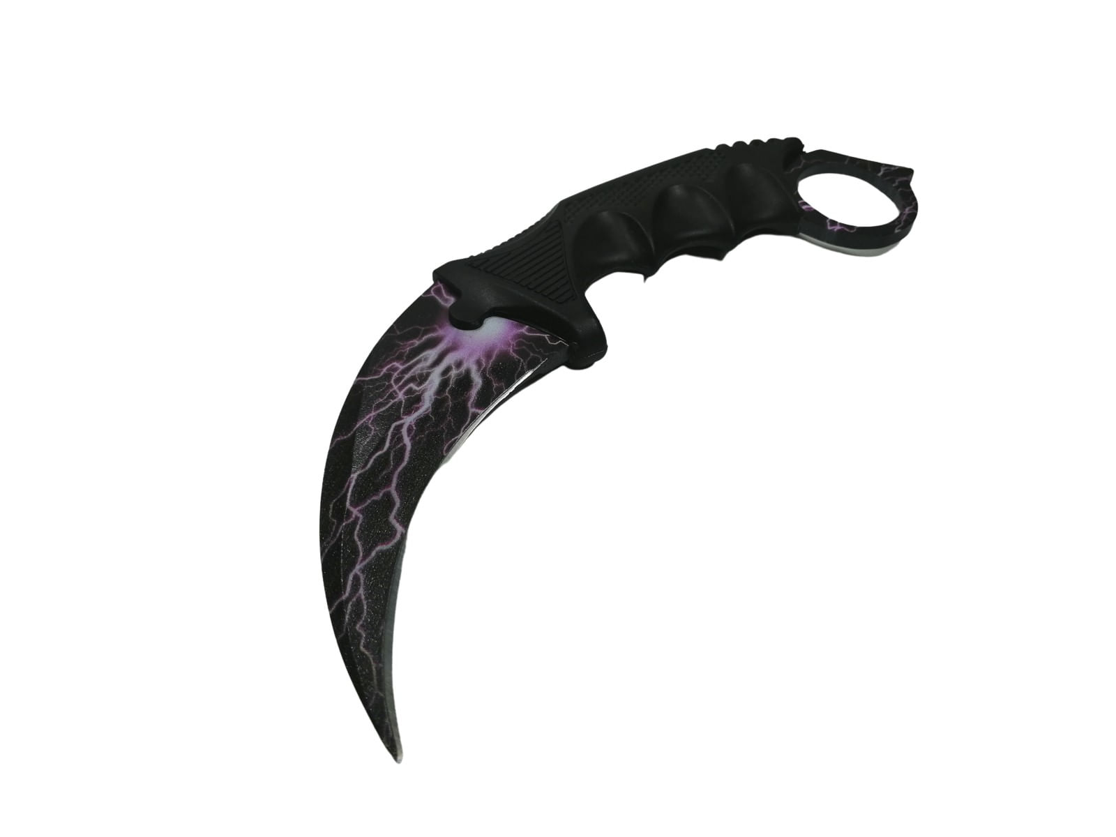 Cutit Karambit de antrenament, Purple Lightning 18.5 cm - 1 | YEO