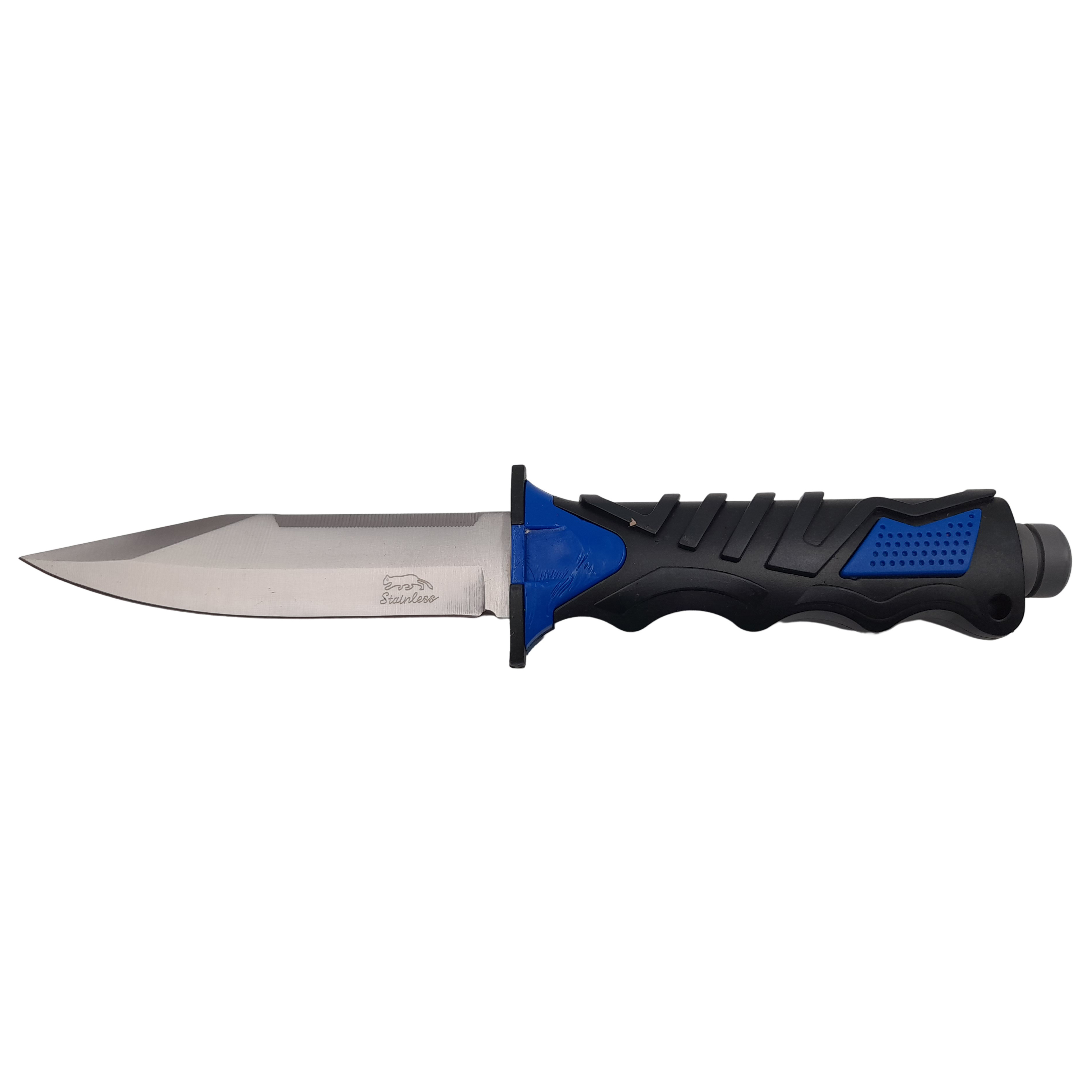 Cutit de vanatoare IdeallStore®, Survival Blade, otel inoxidabil, 28.5 cm, negru, teaca inclusa - 1 | YEO