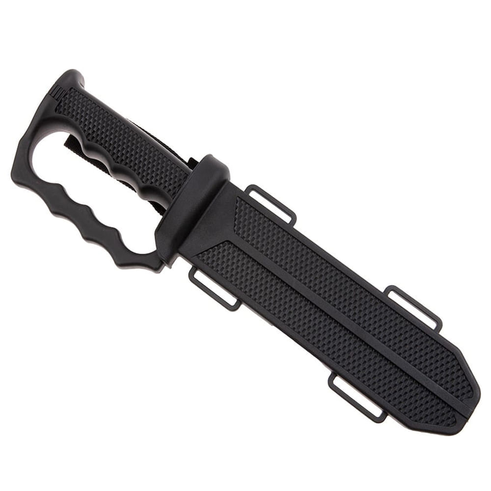 Cutit de vanatoare IdeallStore®, Juggernaut Assault, 31 cm, otel inoxidabil, negru