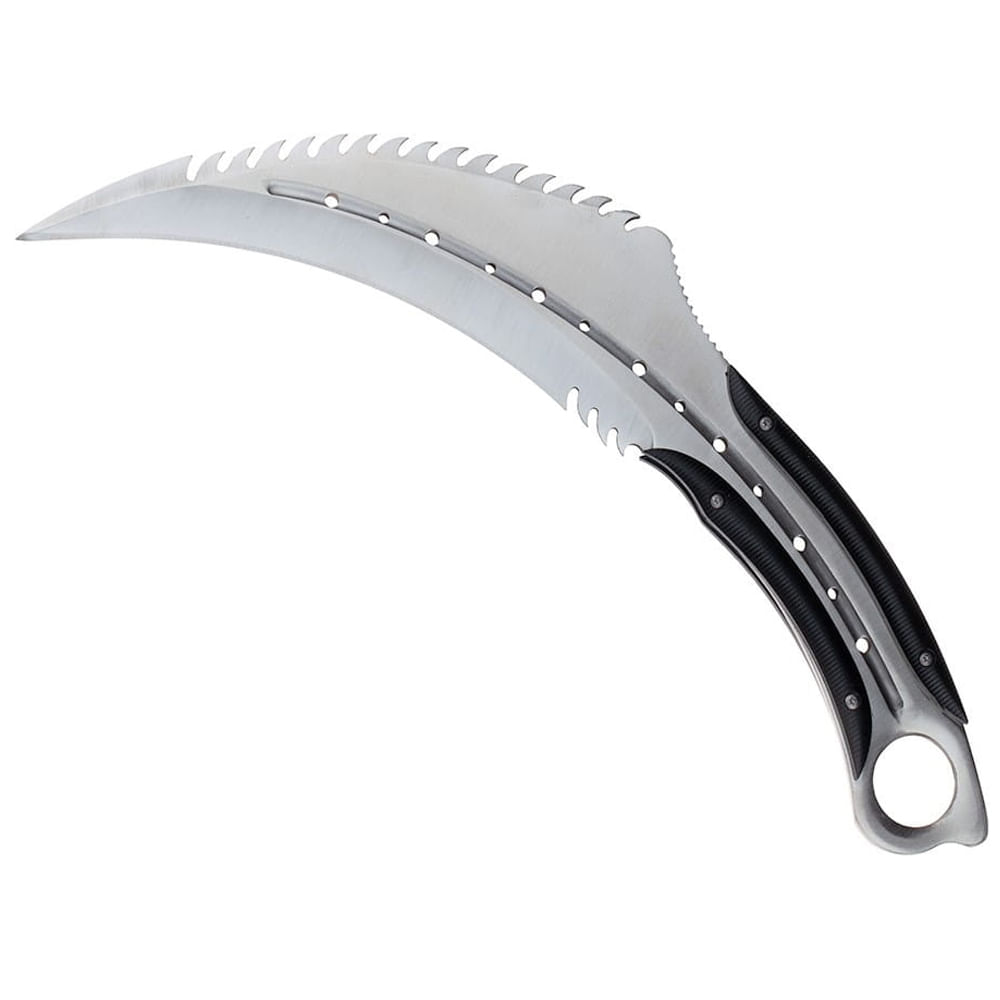 Cutit karambit IdeallStore®, Comando Specialist, otel inoxidabil, 33 cm, argintiu, teaca inclusa - 2 | YEO