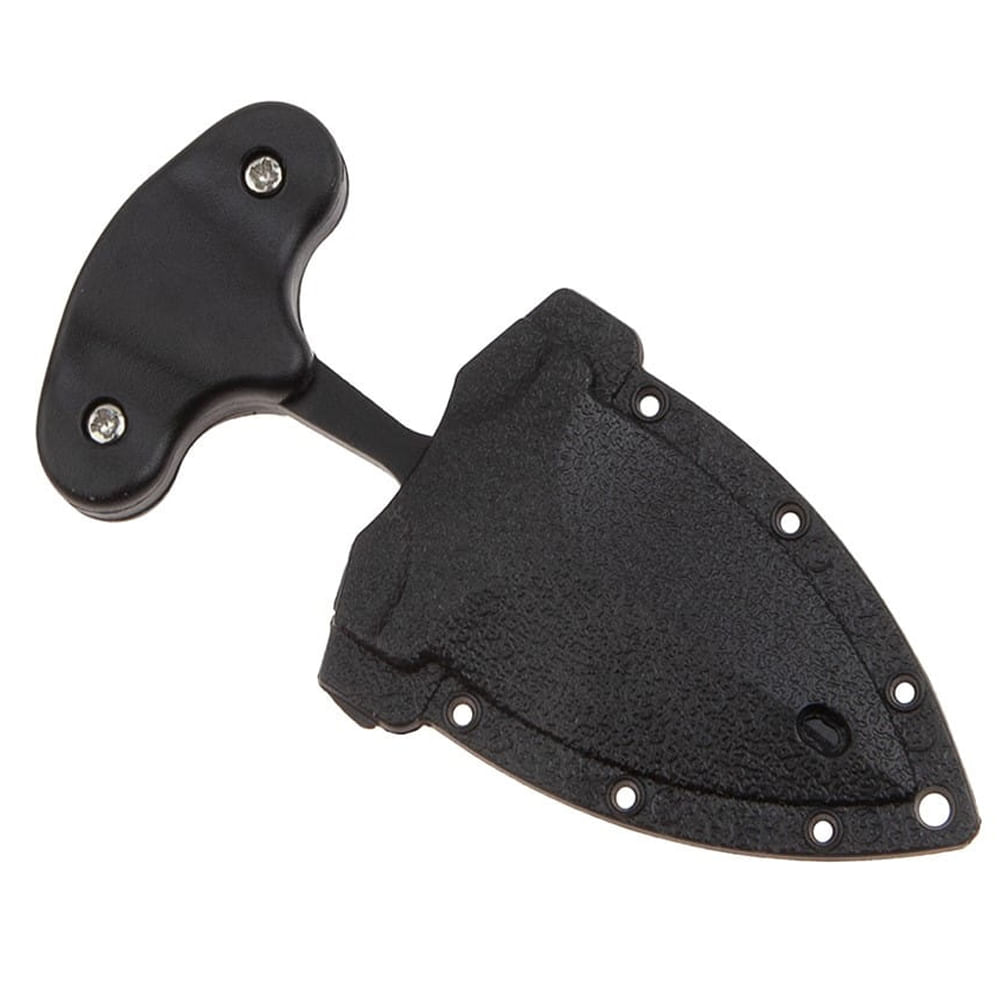 Cutit tactic de camping IdeallStore®, Broken Death, 8 cm, negru, teaca inclusa - 1 | YEO