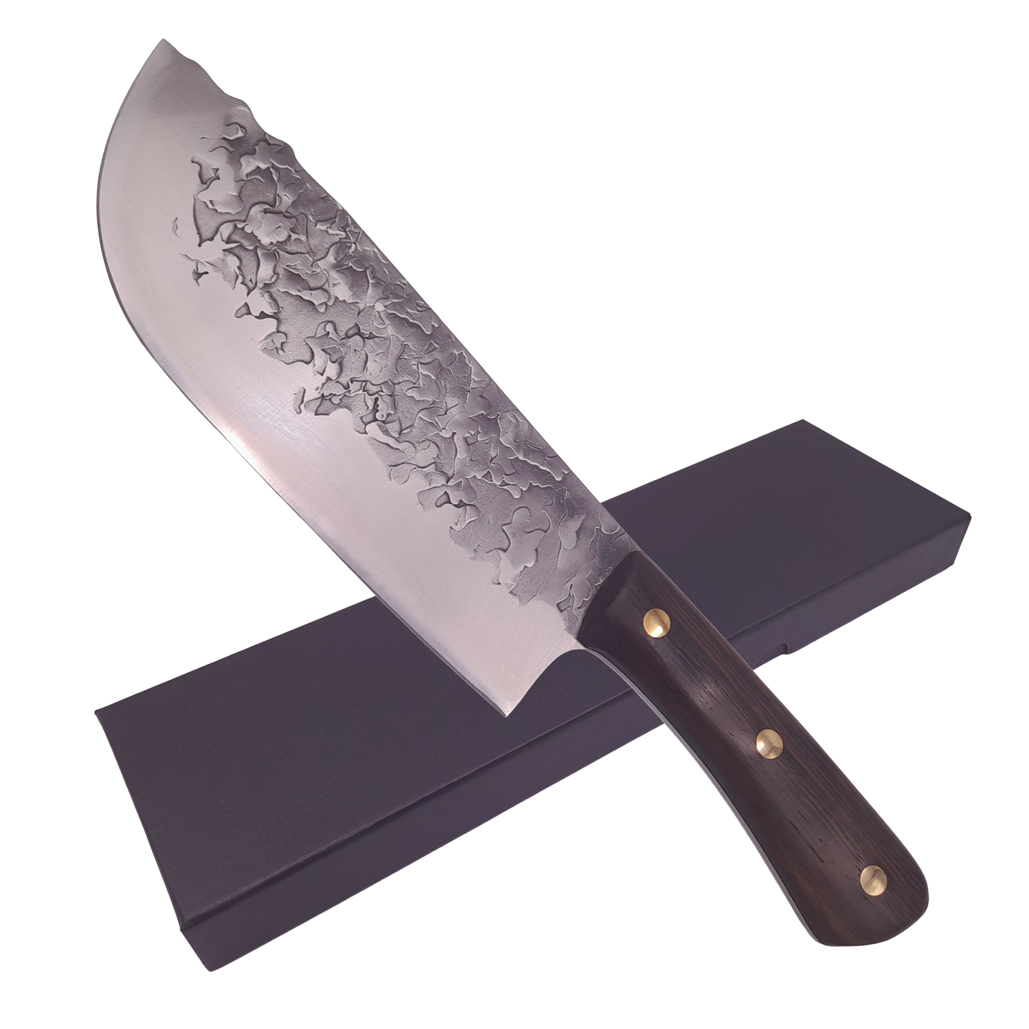 Cutit de vanatoare IdeallStore®, lucrat manual, Ancient Blade, 29.5 cm, otel inoxidabil, maro