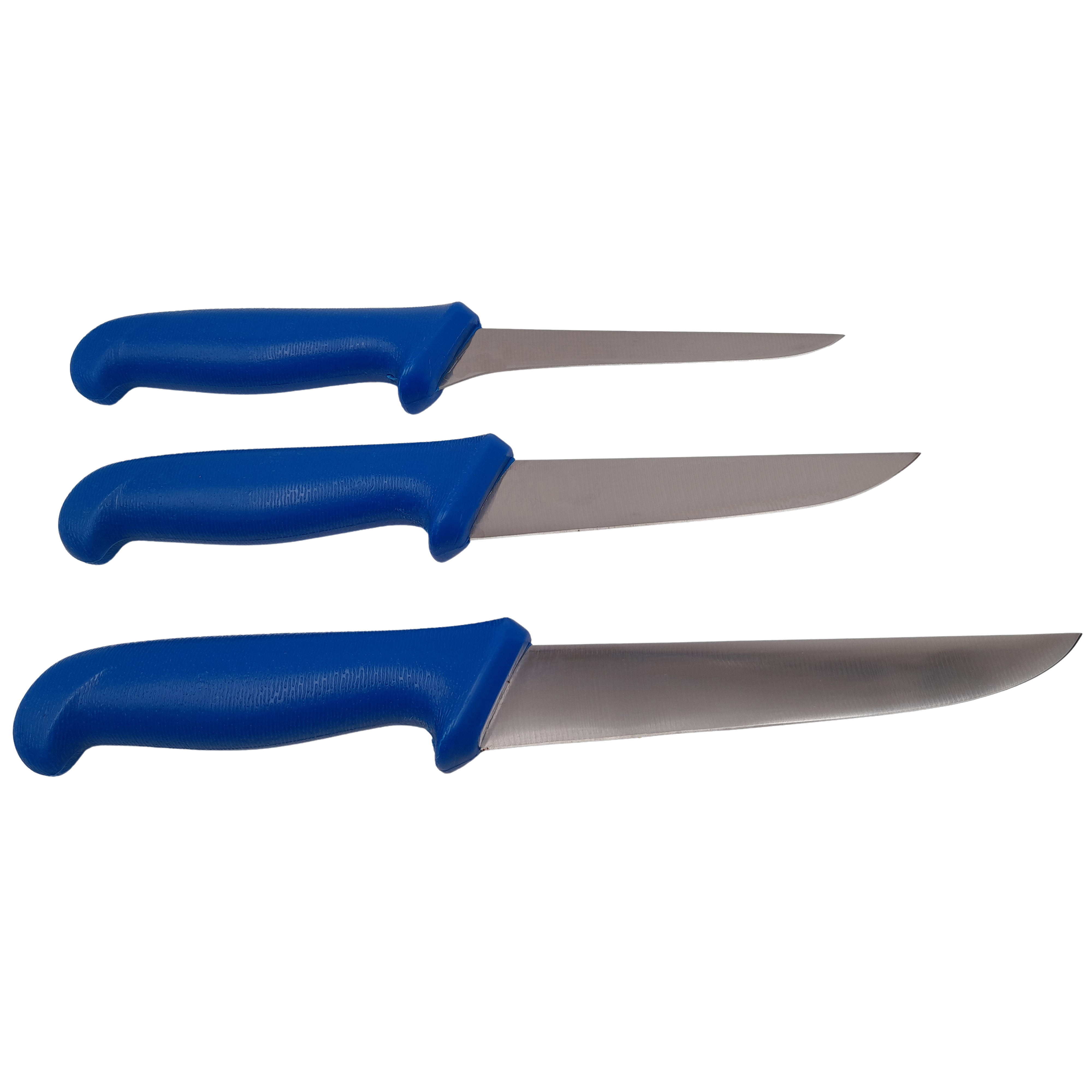 Set trei cutite macelarie DEPOX®, filetat, injunghiat, bucatarie, otel inoxidabil — imaginea 7