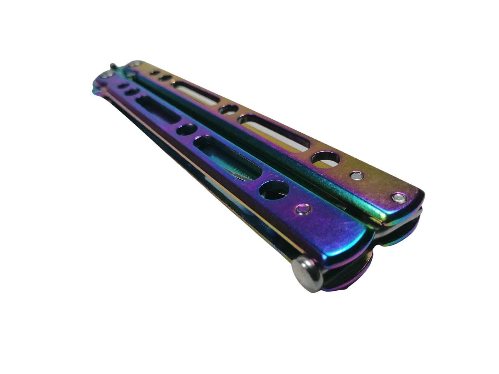 Cutit, Briceag fluture, Balisong, Butterfly 21.5 cm, Rainbow Classic - 3 | YEO