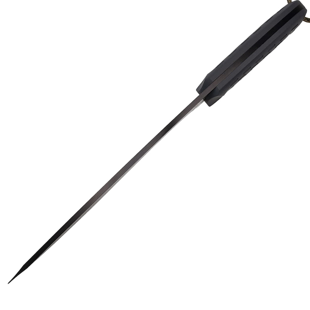 Cutit tip maceta IdeallStore®, Mini Kukri, negru, 30 cm, teaca inclusa - 4 | YEO