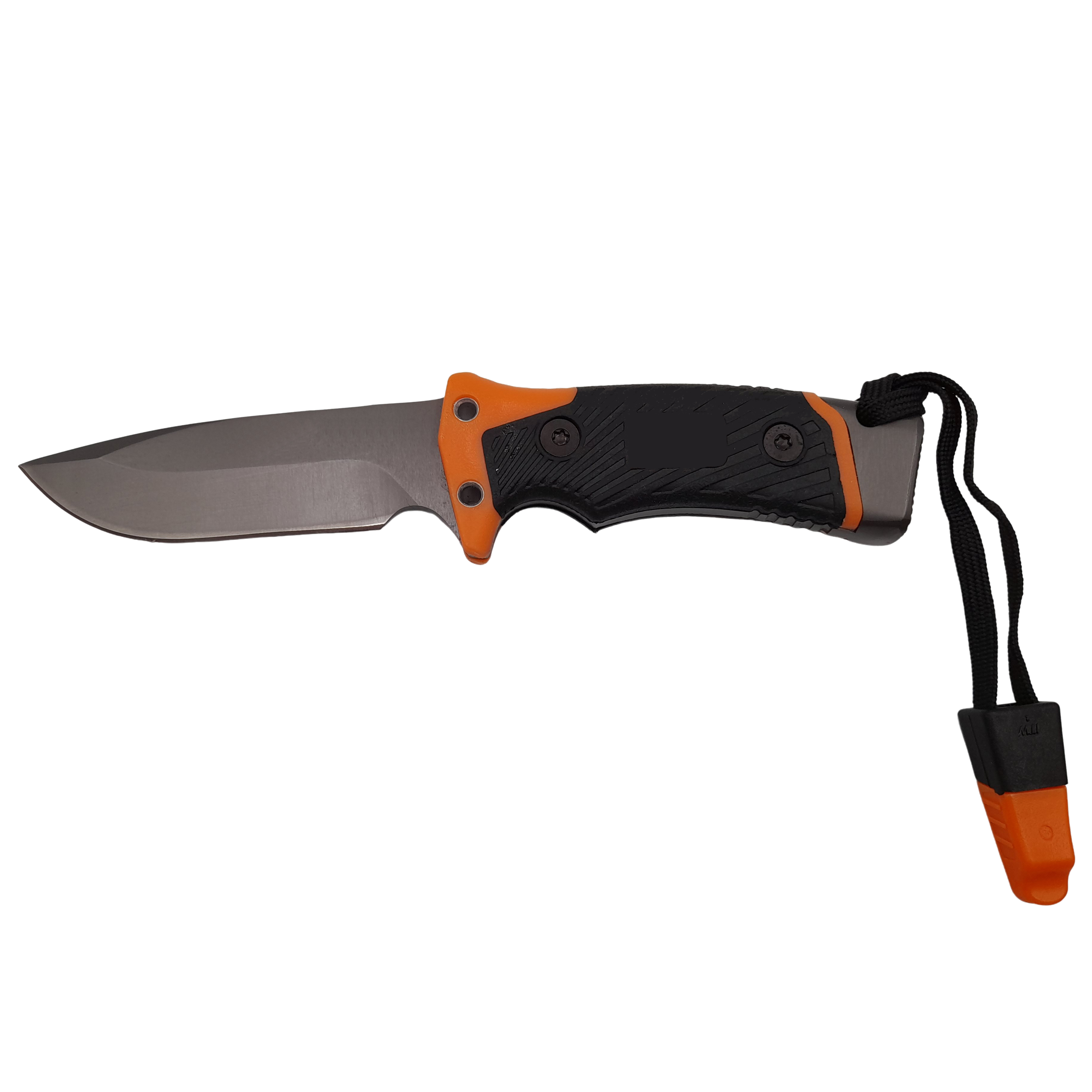 Cutit de vanatoare IdeallStore®, Survival Blade, 20.5 cm, otel inoxidabil, portocaliu, husa inclusa - 1 | YEO