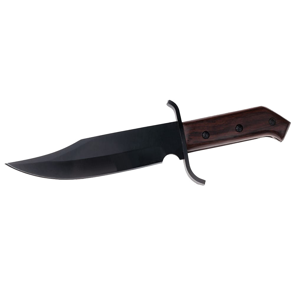 Cutit de vanatoare IdeallStore®, Pilgrim Dagger, 33 cm, otel inoxidabil, negru, husa inclusa - 3 | YEO