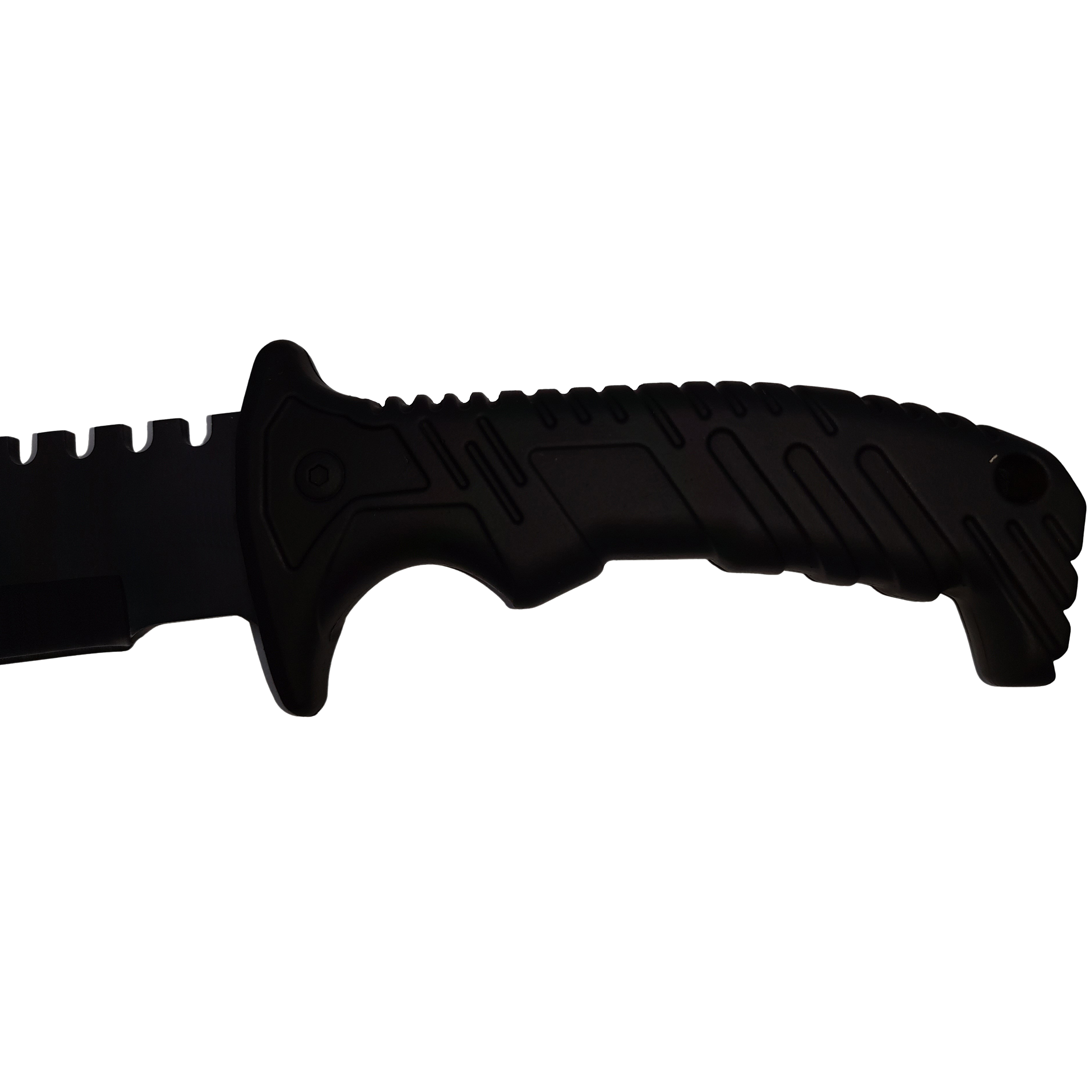 Cutit de vanatoare IdeallStore®, Tactical Rambo, 32 cm, negru, teaca inclusa - 3 | YEO