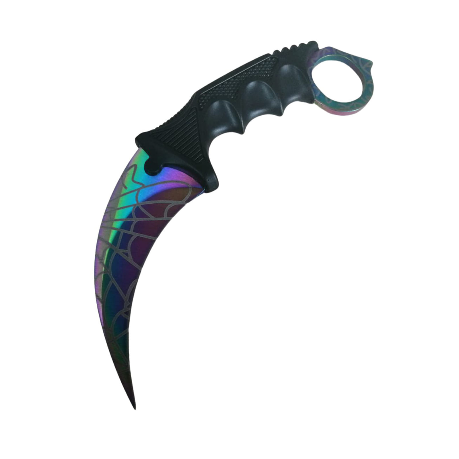 Cutit-Karambit, Rainbow Web, 18.5 cm, multicolor - 1 | YEO