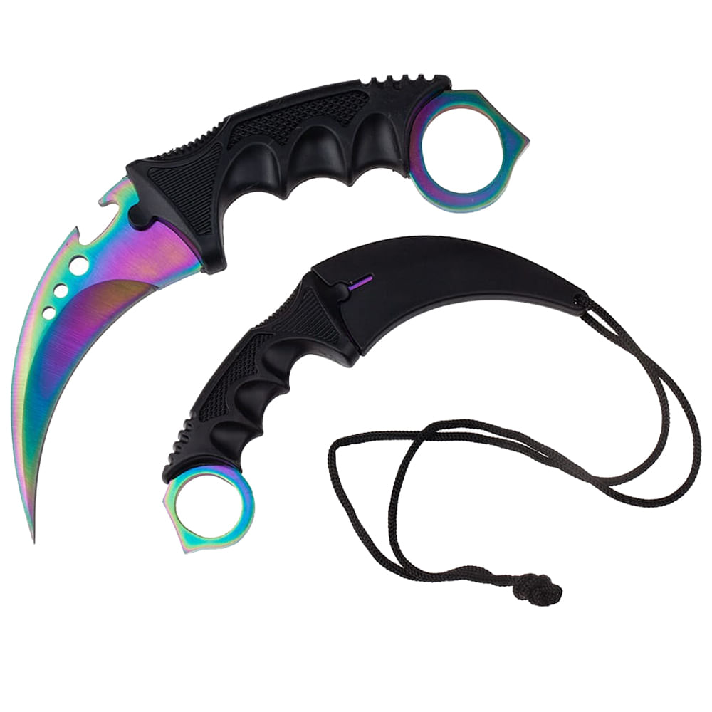 Cutit de vanatoare IdeallStore, Fade Break, 19 cm, otel, multicolor - 4 | YEO