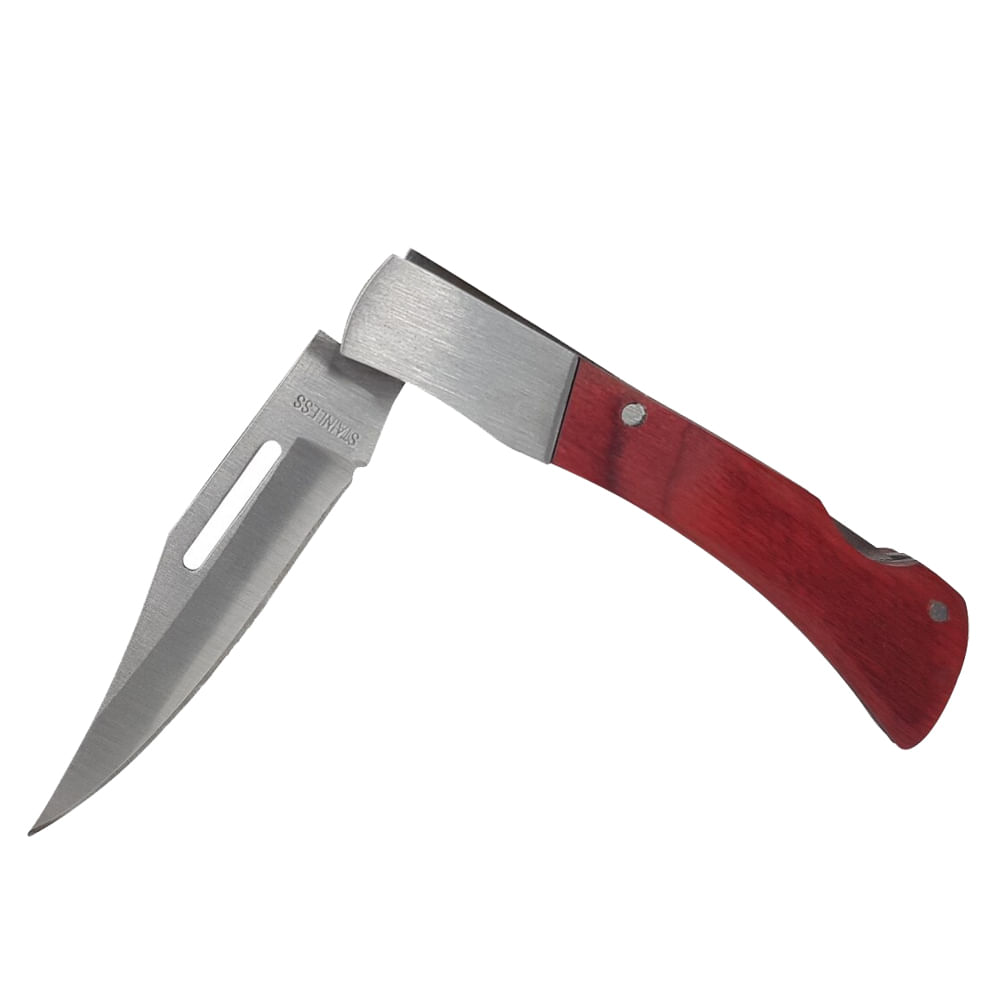 Cutit Stainless steel , pentru camping si pescuit, 17 cm​, husa cadou - 2 | YEO