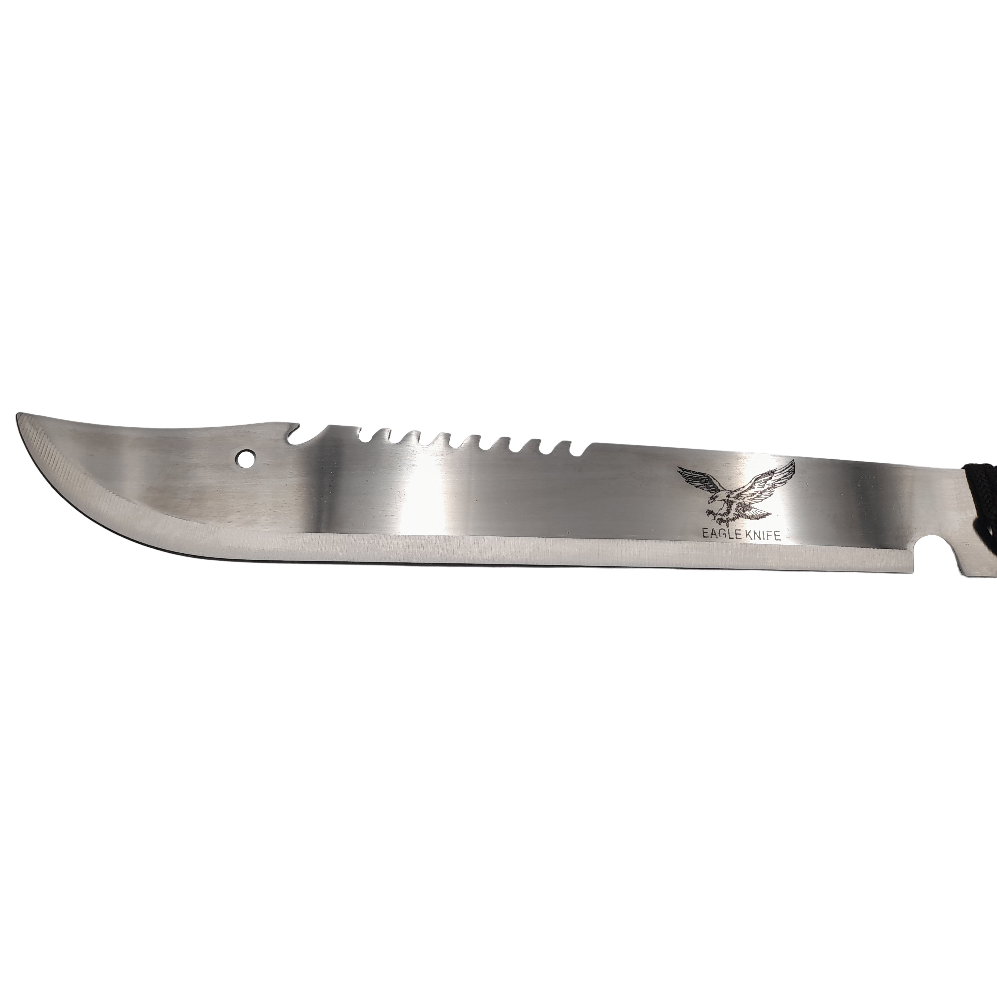 Maceta de vanatoare IdeallStore®, Eagle Knife, 49.5 cm, otel inoxidabil, argintiu, teaca inclusa - 4 | YEO