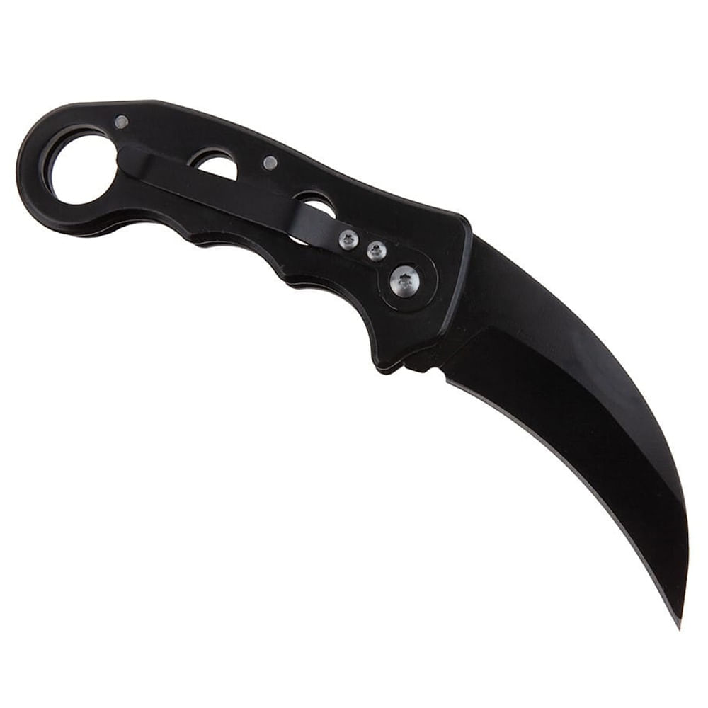 Briceag de vanatoare IdeallStore®, Liberty Claw, karambit extensibil, 14.5 cm, negru - 4 | YEO