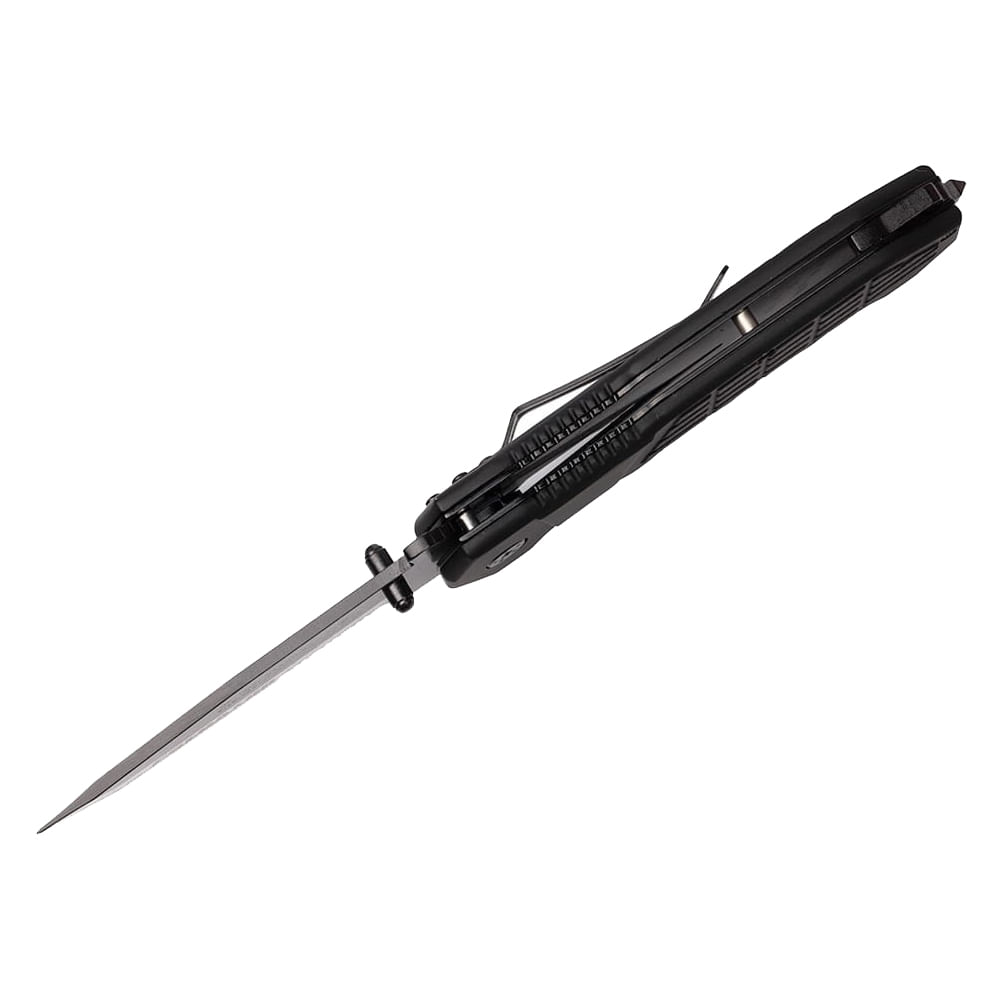 Briceag de vanatoare IdeallStore®, Predator Blade, otel inoxidabil, 22.5 cm, negru, teaca inclusa - 3 | YEO