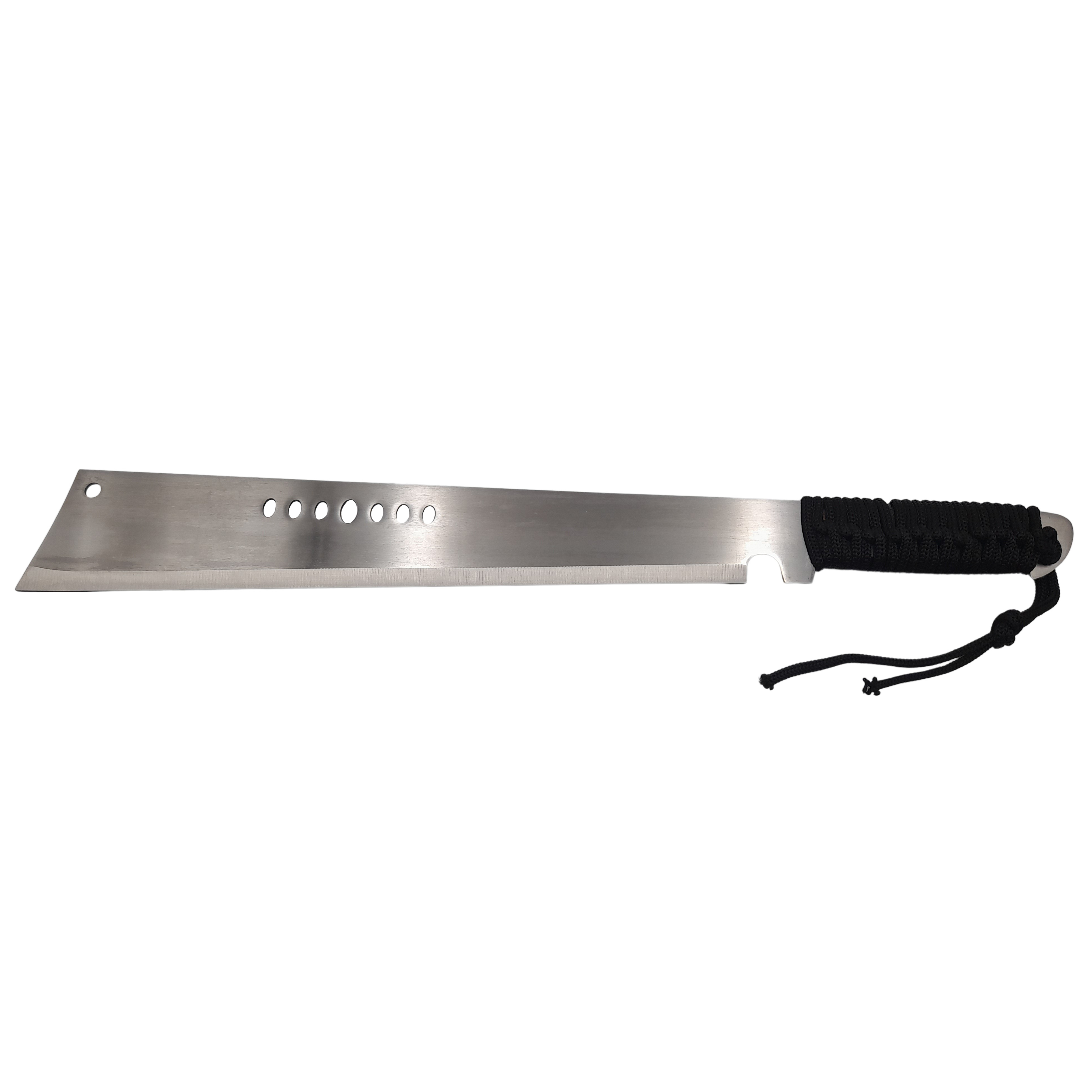 Maceta de vanatoare IdeallStore®, Battle Knife, 49.5 cm, otel inoxidabil, argintiu, teaca inclusa - 1 | YEO