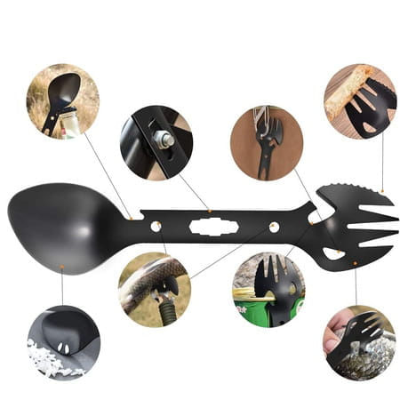 Kit de supravietuire IdeallStore®, Savivour Assistent, 20 elemente multifunctionale, negru - 3 | YEO
